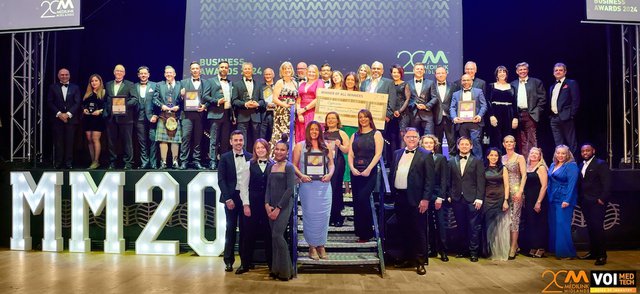Medilink Midlands Business Awards winners.jpg