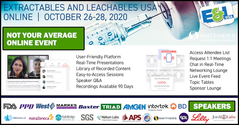 Extractables and Leachables USA Online 2020