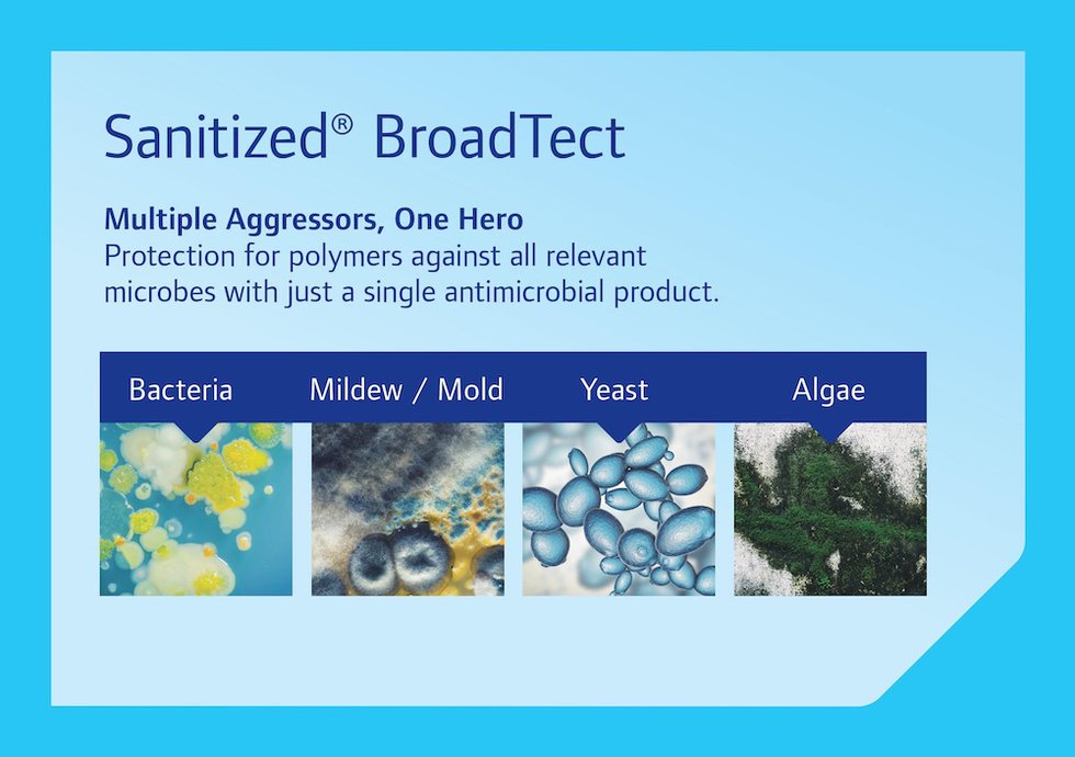 Sanitized BroadTect protects polymers against a wide range of micro-organisms